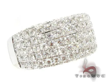 RINA - For Him FACTORY 5 Row Frozen Ring 11421 in Rose Gold / 8 – Ring