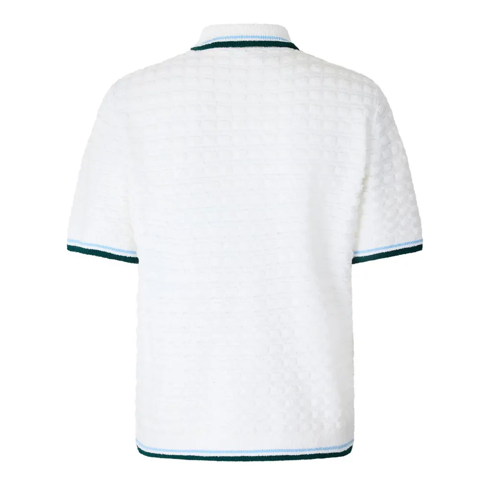 Casablanca Casa Boucle SS Polo Sn64 detail 2