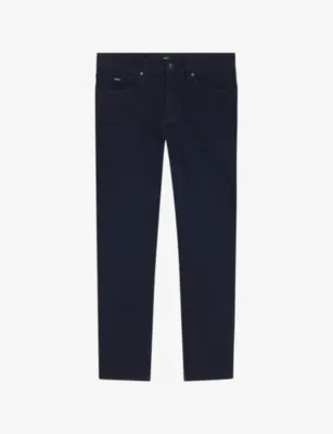 BOSS Delaware Slim-Fit Stretch-Denim Jeans - 35/32 in NAVY – Mens | Jeans | Slim