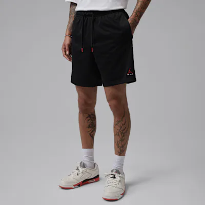 Jordan Brooklyn Men's Mesh Shorts - Black/University Red