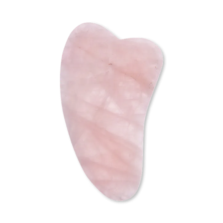 White Lotus Beauty Genuine Crystal Gua Sha Chemical Free Rose Quartz