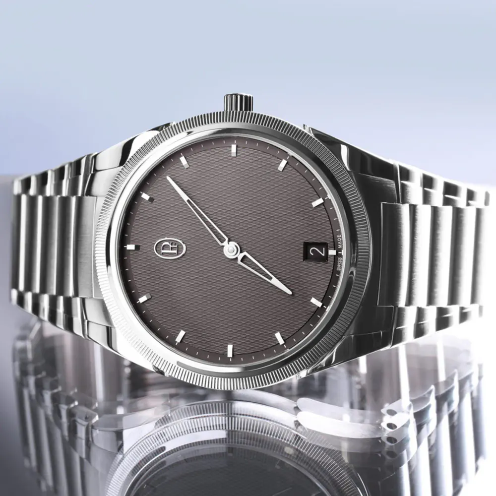 Parmigiani Fleurier TONDA PF Micro Rotor Steel Platinum Warm Grey 40mm Mens Watch in Grey, additional product view 2