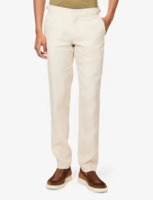 ORLEBAR BROWN Griffon Slim-Fit Straight-Leg Linen Shorts detail 3