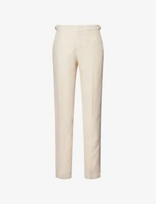 ORLEBAR BROWN Griffon Slim-Fit Straight-Leg Linen Shorts