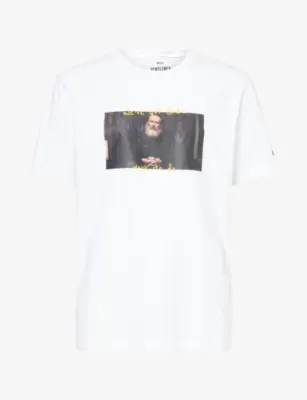 CHAMPION X THE GENTLEMAN Champion x The Gentlemen Work to Do Photographic Cotton-Jersey T-Shirt
