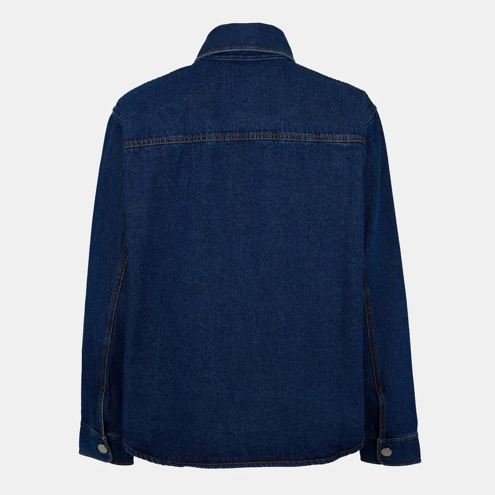 Ami Paris Men's Long-Sleeve Denim Shirt detail 2