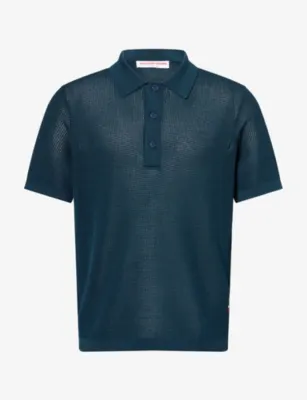 ORLEBAR BROWN Keeling Knitted Cotton-Blend Polo Shirt