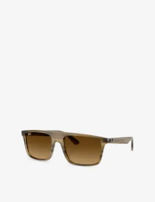 RAY-BAN RB2222 Square-Frame Acetate Sunglasses detail 2