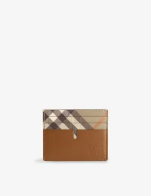 BURBERRY Sandon Tall Leather Cardholder