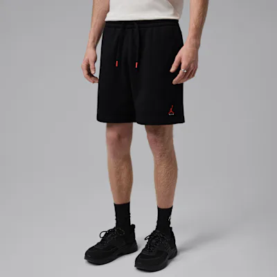 Jordan Brooklyn Men's Shorts - Black/Black/University Red