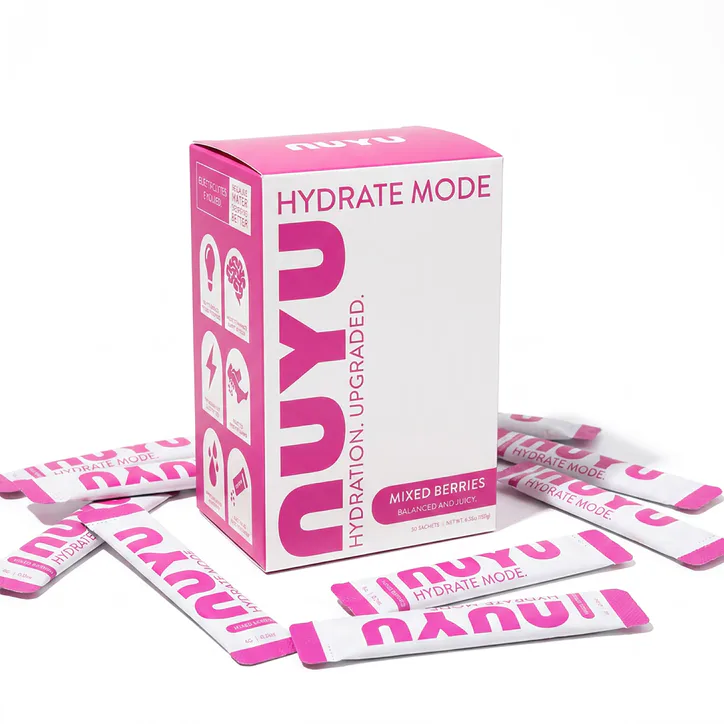 NUYU Hydrate Mode Mixed Berry Electrolytes 30 Sachets detail 3