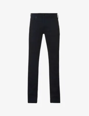 PAIGE Federal Straight-Leg Slim-Fit Stretch-Denim Jeans