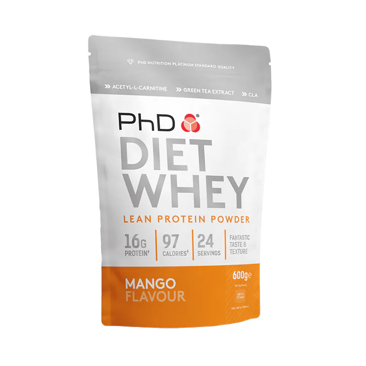 PhD Diet Whey Protein Powder Mango 600g