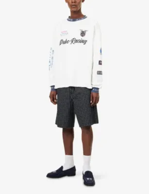DUKE & DEXTER Alpine Formula One Cotton T-shirt detail 2