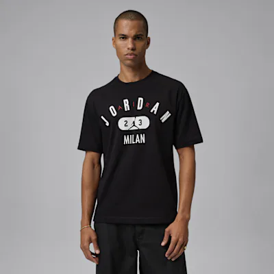 Jordan Men's Milan T-Shirt - Black/White in Black/White – Nike men's and unisex