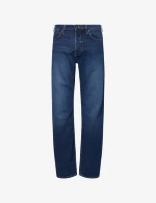 NEUW Ray Hunter Straight-Leg Stretch-Denim Jeans - 32/34 in MID INDIGO – Mens | Jeans | Straight Leg