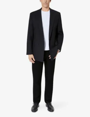 THE KOOPLES Double-Breasted Notch-Lapel Wool Blazer detail 2
