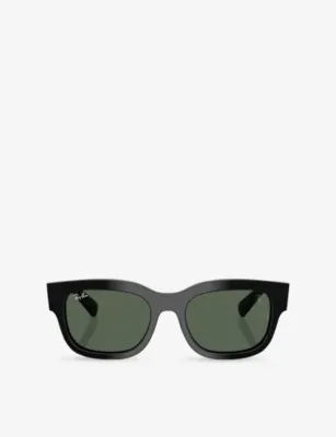 RAY-BAN RB2228M Scuderia Ferrari Square-Frame Acetate Sunglasses