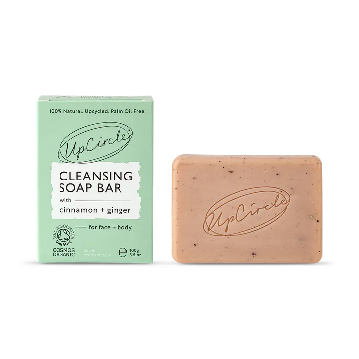 UpCircle Cleansing Soap Bar with Cinnamon + Ginger 100g