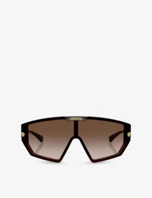 VERSACE VE4461 Medusa Horizon Irregular-Frame Injected Sunglasses