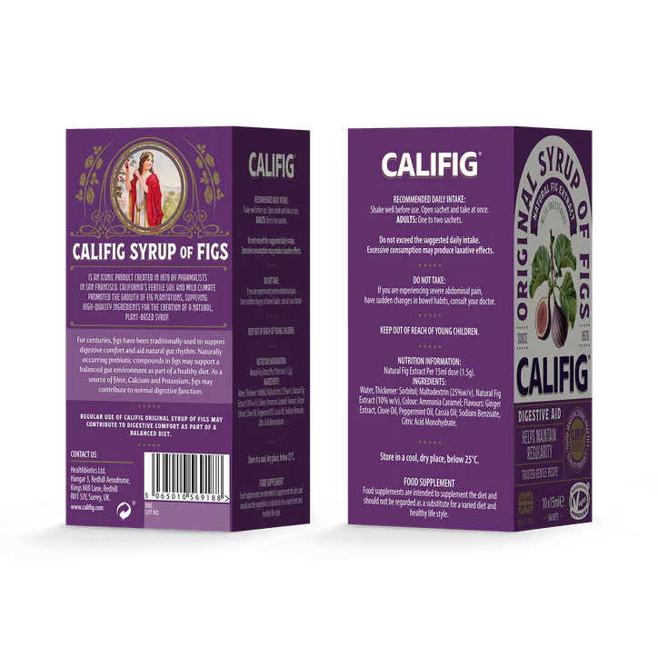 Califig Original Syrup of Figs On the Go Fruit 10 Sachets, additional product view 2
