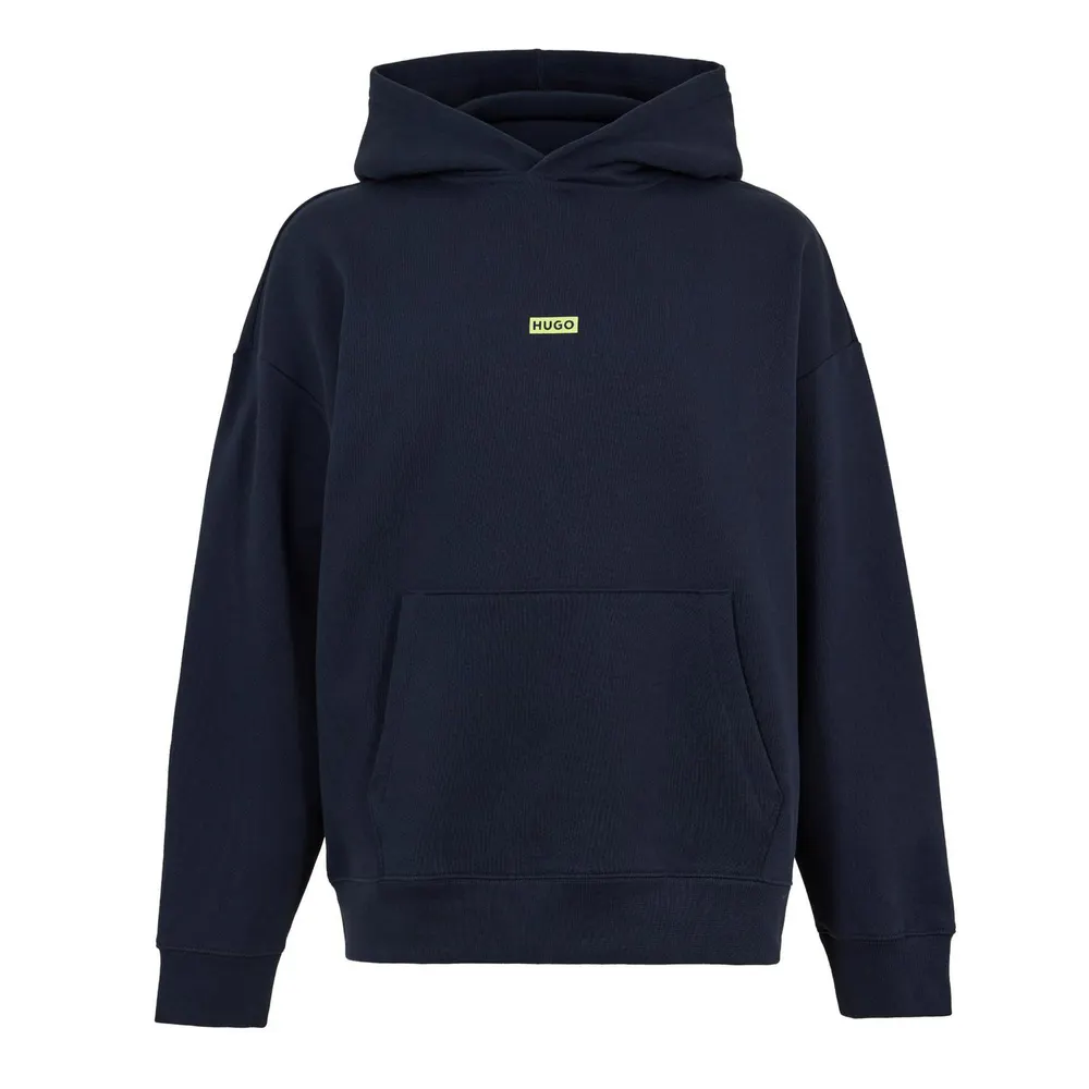 Hugo Mens HUGO Overhead Logo Hoodie with Back Graphic