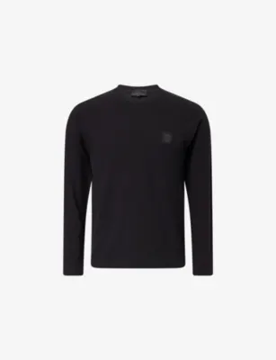 STONE ISLAND Ghost Patch Long-Sleeve Cotton T-Shirt