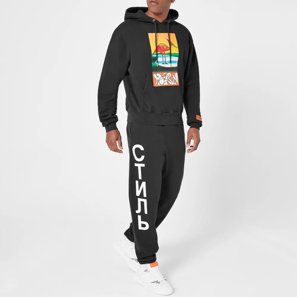 Heron Preston Abstract Heron Hoodie detail 2