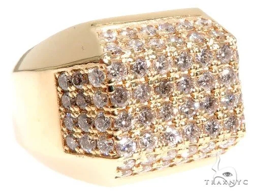RINA - For Him FACTORY 14K Yellow Gold Diamond Ring 63967 in Rose Gold / 8 – Ring