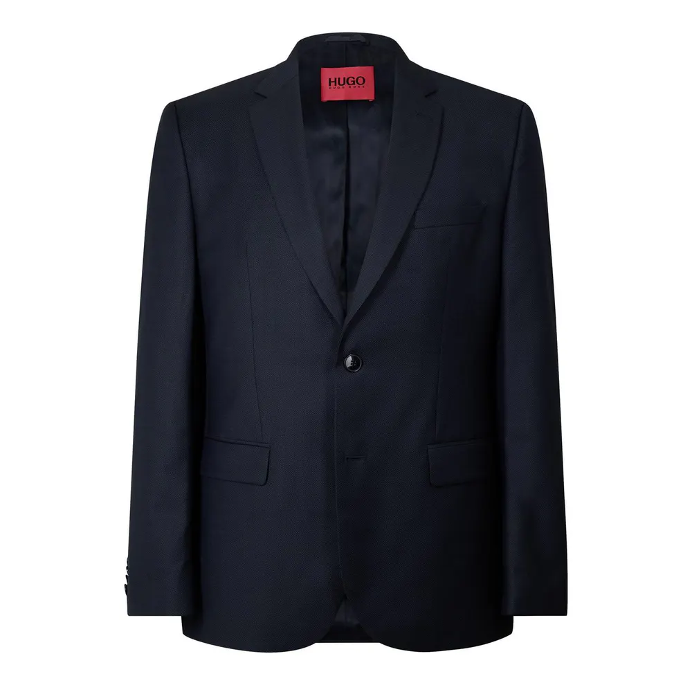 Hugo Hugo Jeffery212 10231216 01 Full Suit Mens in Dark Blue – Clothing