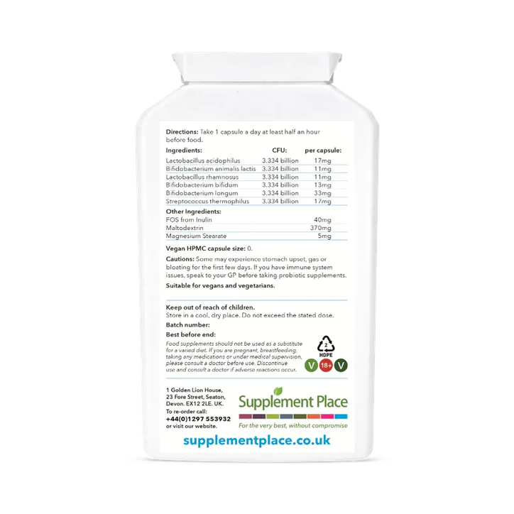 Supplement Place Probiotic Gold 20 Billion CFU | 240 Capsules detail 2