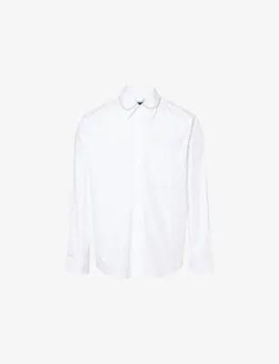 SIMONE ROCHA Pearl-Embellished Cotton Shirt