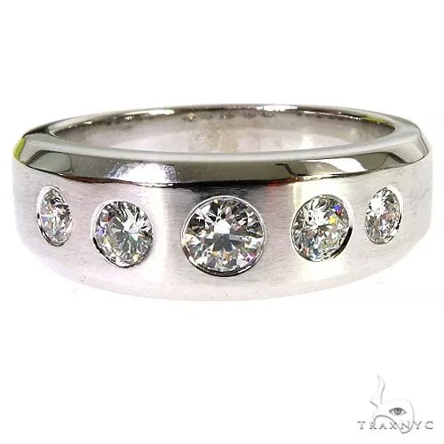 RINA - For Him CUSTOM Mens Diamond Wedding Band 68071 in Rose Gold / 7 – Ring