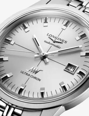 LONGINES Ultra-Chron Classic Stainless-Steel Automatic Watch 40mm in STAINLESS STEEL, additional product view 3