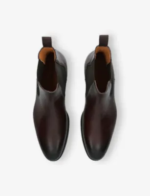 MAGNANNI Madison Leather Chelsea Boots - EUR 44.5 / 10.5 UK MEN in BLACK, additional product view 2