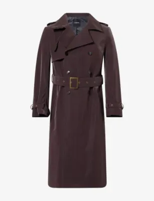 LABRUM LONDON Technical Trench Coat in BURGUNDY – Mens | Coats & jackets | Macs & Trenches