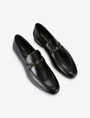KURT GEIGER LONDON Alton Leather Loafers - EUR 45 / 11 UK MEN in BLACK, additional product view 2