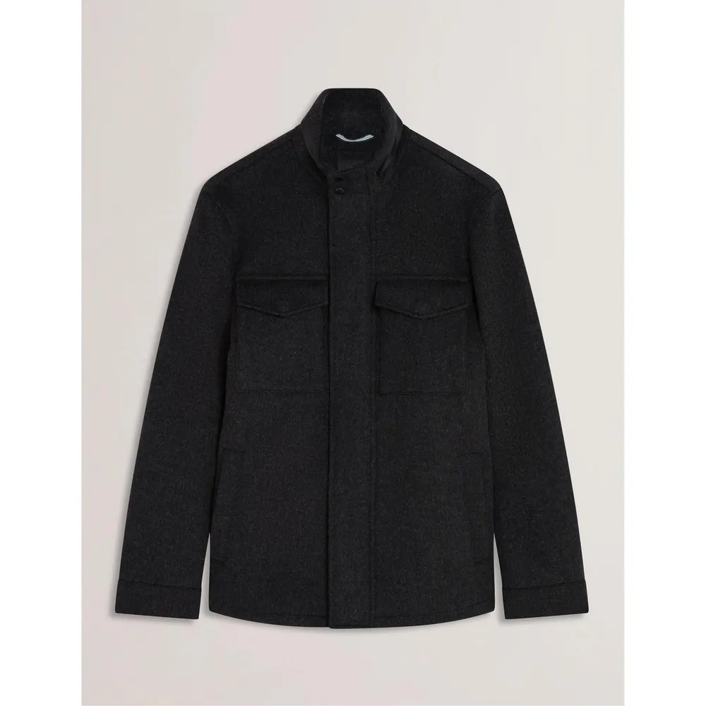 Ted Baker Men's Funnel Neck Overcoat