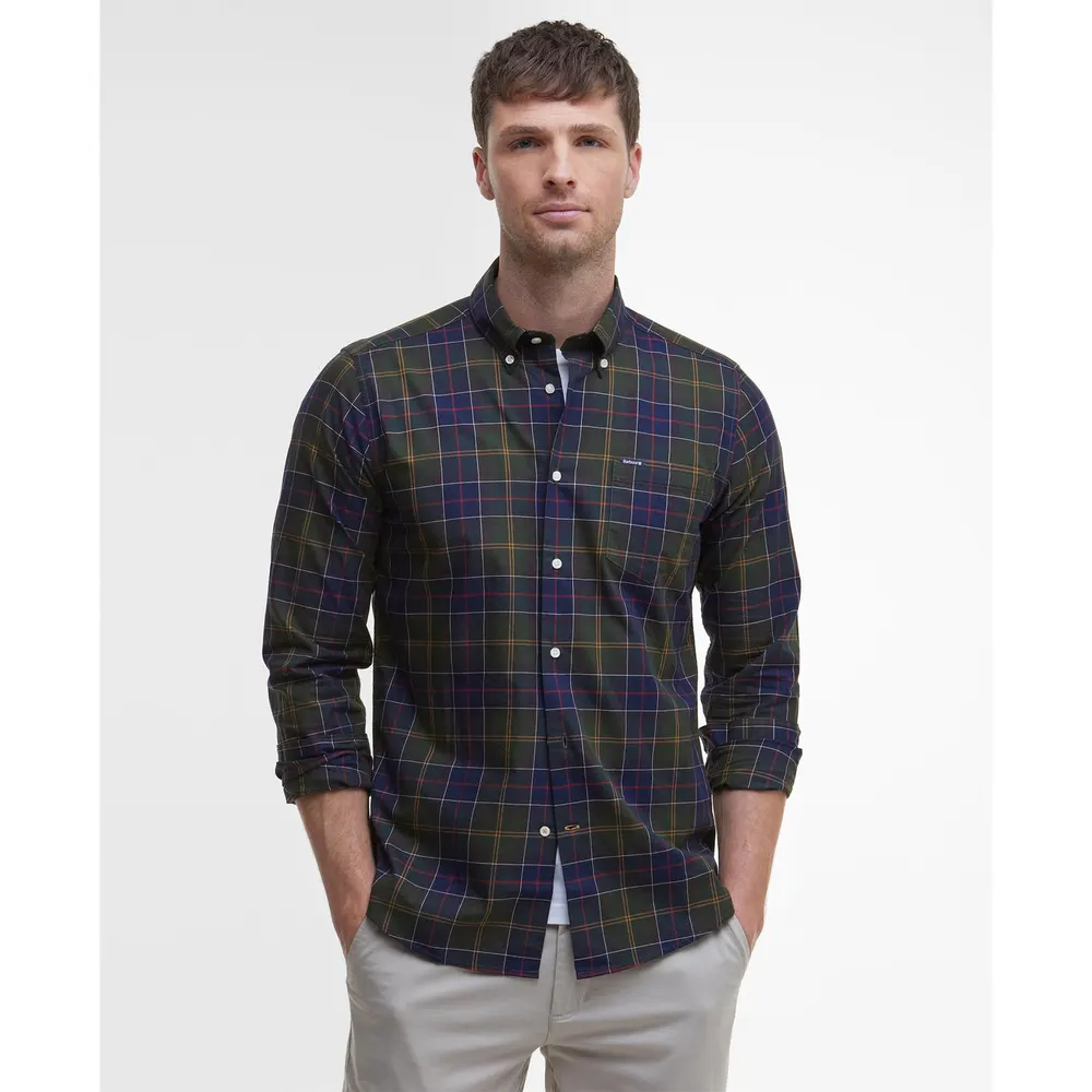 Barbour Wetheram Long Sleeve Tartan Shirt detail 2