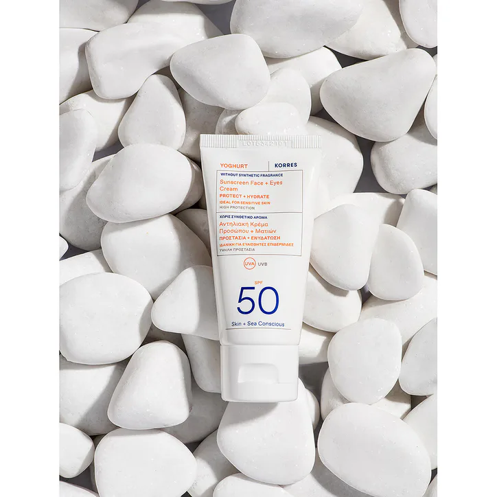 Korres Yoghurt Unscented Face + Eyes Gel-Cream SPF 50 40ml, additional product view 3