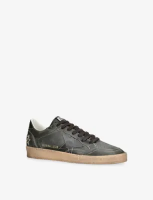 GOLDEN GOOSE Ballstar Nappa 36105 Leather Trainers - EUR 40 / 6 UK MEN in BLK/OTHER, additional product view 3
