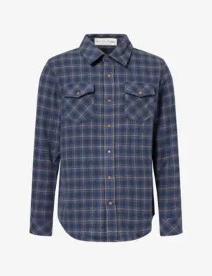 GODS TRUE CASHMERE Explorer Gemstone-Embellished Cashmere Shirt in ECLIPSE – Mens | Shirts | Casual Shirts | Long-sleeved