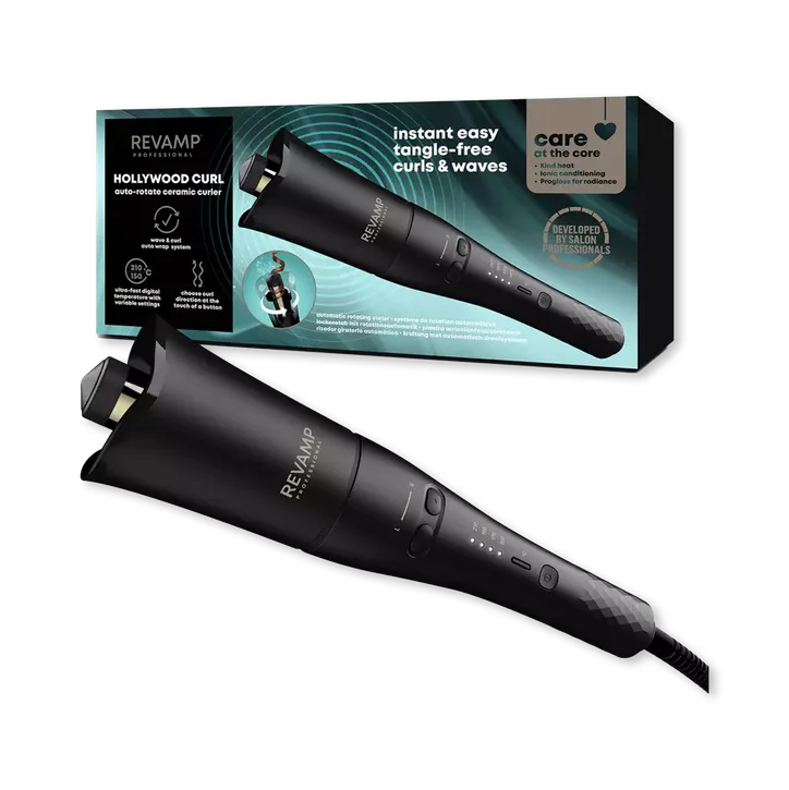 Revamp Progloss Hollywood Curl Auto-Rotate Ceramic Curler – Beauty > Electrical Beauty