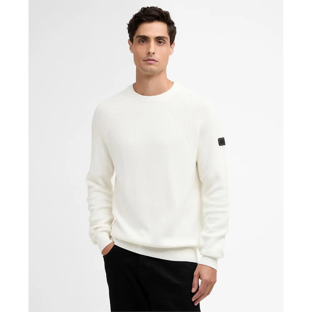 Barbour International Mens Monmouth Crew Neck Jumper detail 2