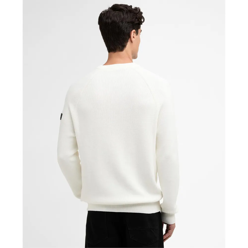 Barbour International Mens Monmouth Crew Neck Jumper detail 3