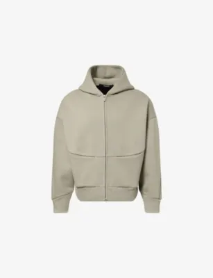 SEVENTH V2 Panelled Cotton-Blend Hoody
