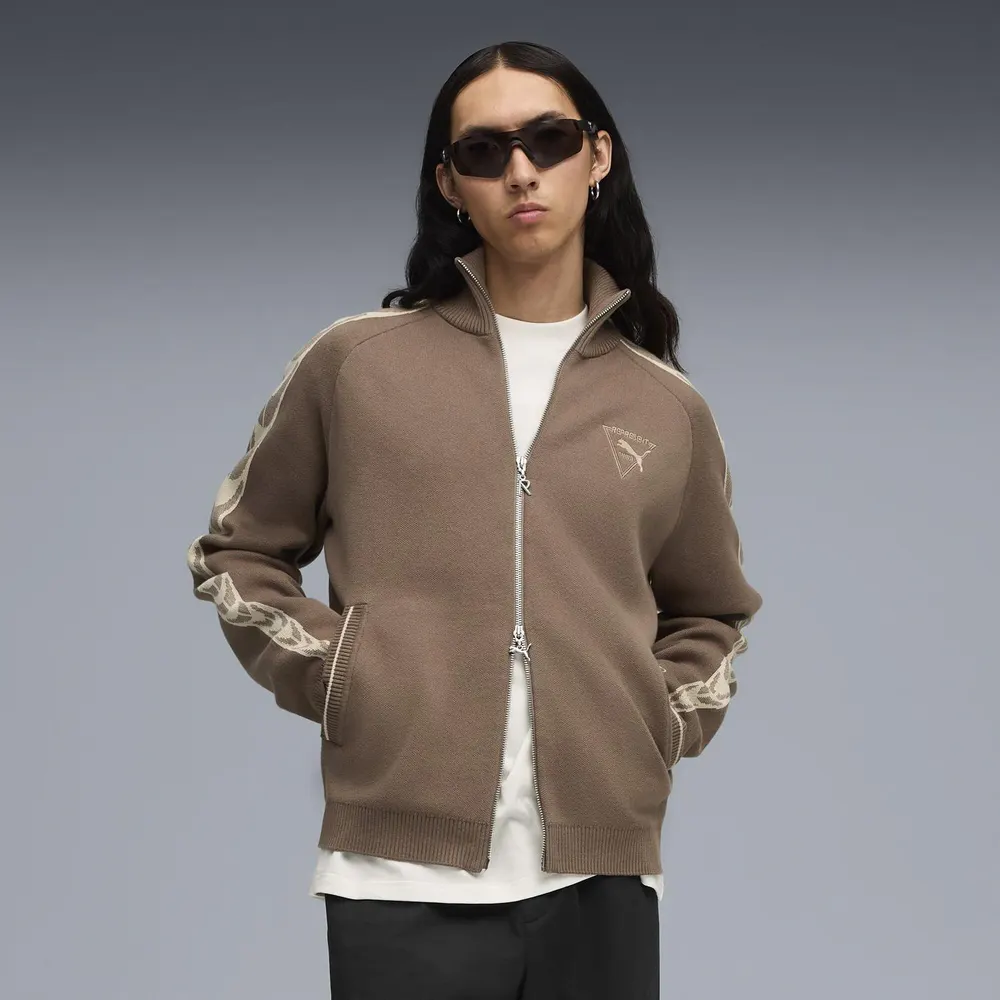 PUMA x Represent Mens T7 Knitted Track Jacket detail 3
