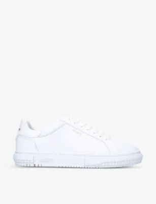 AXEL ARIGATO Atlas logo-embossed leather low-top trainers - EUR 43.5 / 9.5 UK MEN in WHITE – Mens | Trainers | Lace up trainers