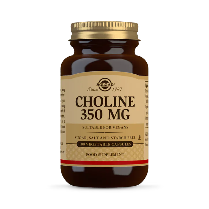 Solgar Choline 350mg Vegetable 100 Capsules
