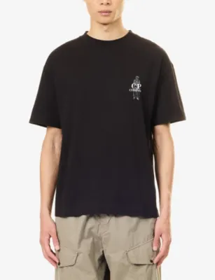 CP COMPANY Sailor-Print Relaxed-Fit Cotton T-Shirt detail 3